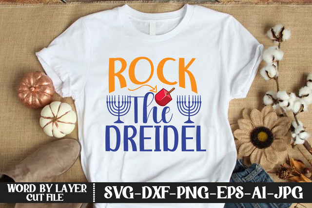 Rock The Dreidel SVG CUT FILE SVG MStudio 