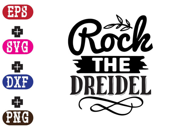 Rock the Dreidel SVG Nurstore 
