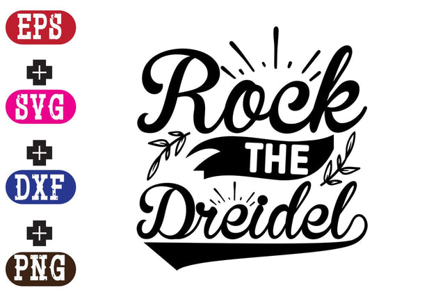 Rock the Dreidel SVG Nurstore 
