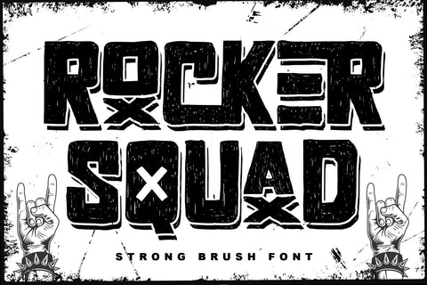 Rocker Squad Font Letterara 