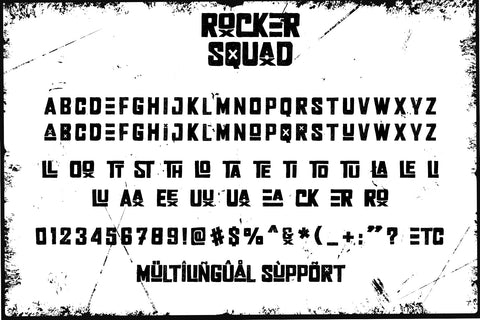 Rocker Squad Font Letterara 