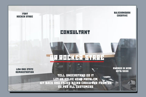 Rocker stage Font JH-CreativeFont 