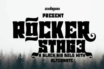 Rocker stage Font JH-CreativeFont 