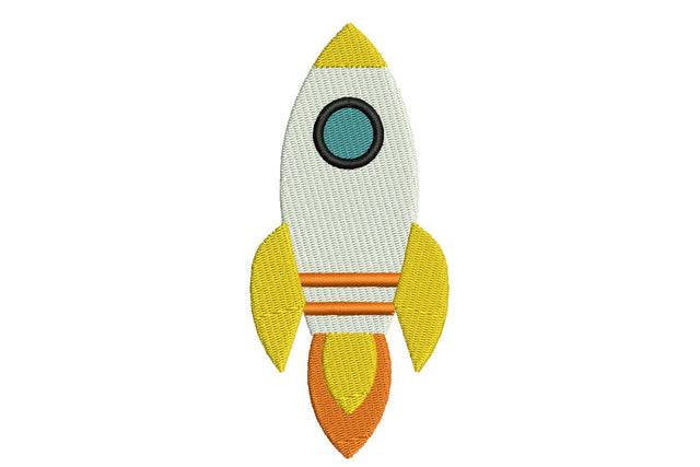 Rocket Embroidery Design. Rocket mini. Machine Embroidery Design. Rocket Silhouette Embroidery/Applique DESIGNS NextEmbroidery 