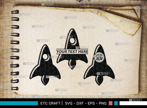 Rocket Monogram, Rocket Silhouette, Space Rocket Svg, Rocketship Svg, Rocket Silhouette Svg, SB00049 SVG ETC Craft 