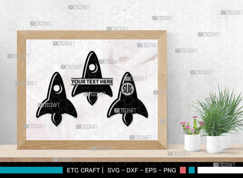 Rocket Monogram, Rocket Silhouette, Space Rocket Svg, Rocketship Svg, Rocket Silhouette Svg, SB00049 SVG ETC Craft 