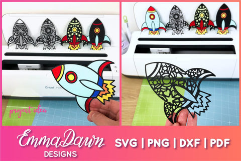 Rocket Ship SVG Bundle SVG Emma Dawn Designs 