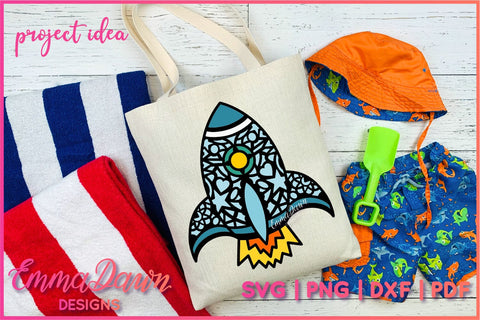 Rocket Ship SVG Bundle SVG Emma Dawn Designs 