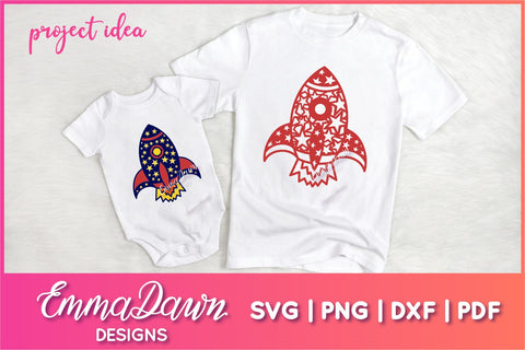 Rocket Ship SVG Bundle SVG Emma Dawn Designs 