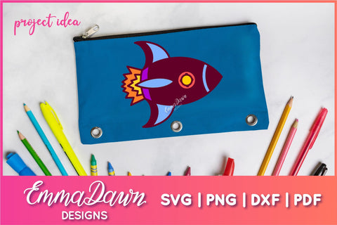 Rocket Ship SVG Bundle SVG Emma Dawn Designs 