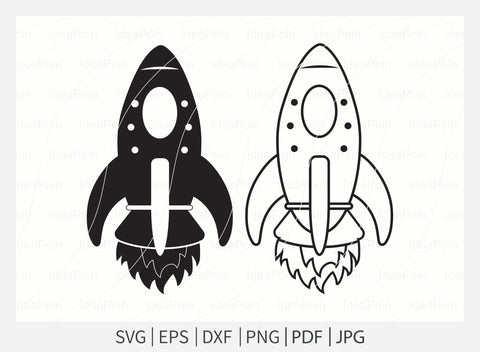 Rocket svg, Rocket svg Bundle, Spaceship Svg, Rocket Clipart, Mid Century Vintage Rockets, Rocket Ship Svg, Space Shuttle Svg SVG Dinvect 