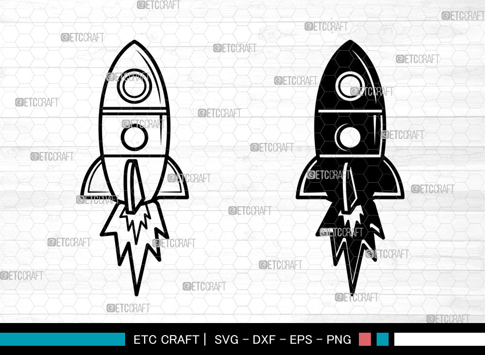 Rocket SVG, Rocket SVG, Rocket ship Svg, Spaceship Svg, Rocket Launch ...