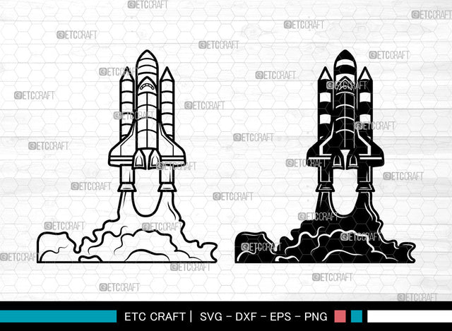 Rocket SVG, Rocket SVG, Rocket ship Svg, Spaceship Svg, Rocket Launch Svg, Space Rocket Svg, Rocket SVG ETC Craft 