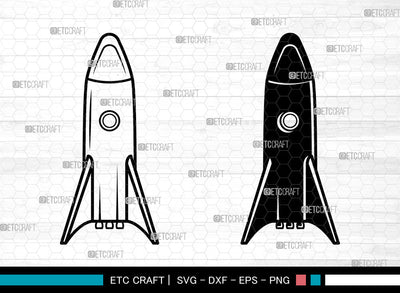 Rocket SVG, Rocket SVG, Rocket ship Svg, Spaceship Svg, Rocket Launch Svg, Space Rocket Svg, Rocket SVG ETC Craft 