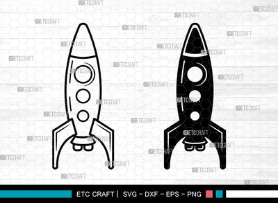 Rocket SVG, Rocket SVG, Rocket ship Svg, Spaceship Svg, Rocket Launch Svg, Space Rocket Svg, Rocket SVG ETC Craft 