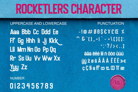 Rocketlers Font letterstockstd 