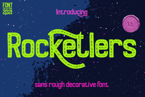 Rocketlers Font letterstockstd 