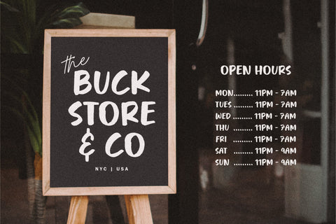 Rockfire Fat Handbrushed Font Font Letterative 