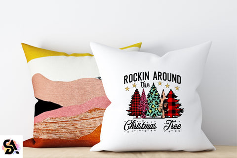 Rockin Around the Christmas tree Sublimation SVGArt 