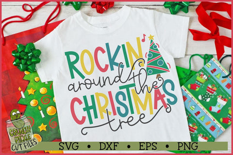 Rockin' Around the Christmas Tree SVG File SVG Crunchy Pickle 
