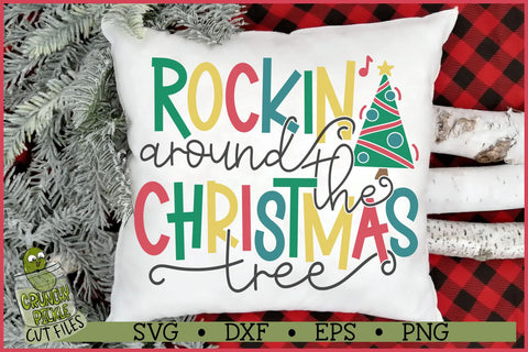 Rockin' Around the Christmas Tree SVG File SVG Crunchy Pickle 