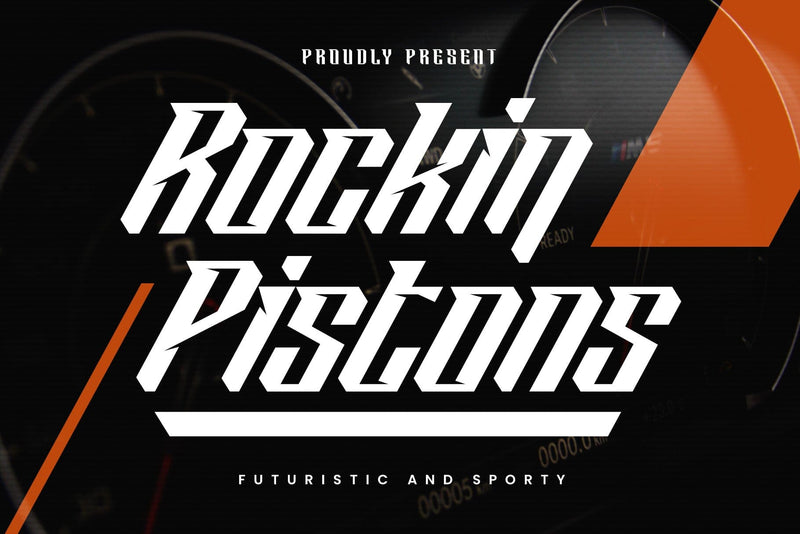 Rockin Pistons Font Arterfak Project 