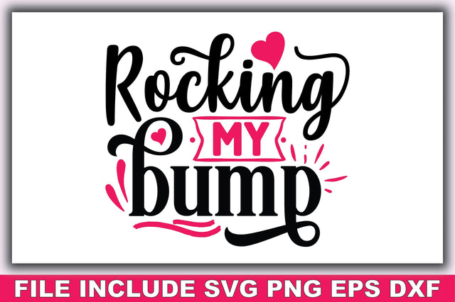 Rocking my bump SVG Ariyan 