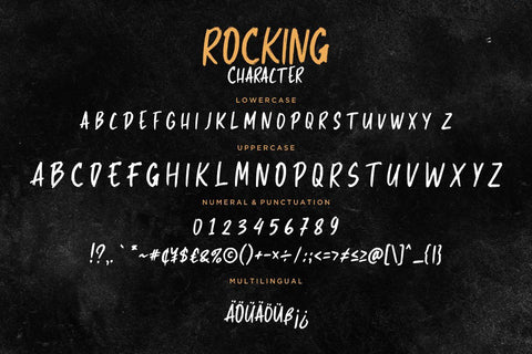 Rocking Rock & Roll Typeface Font Creatype Studio 