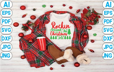 Rocklin Around The Christmas Tree SVG Craftlabsvg24 