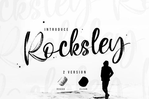Rocksley - A Natural Brush Font Font Muhajir 