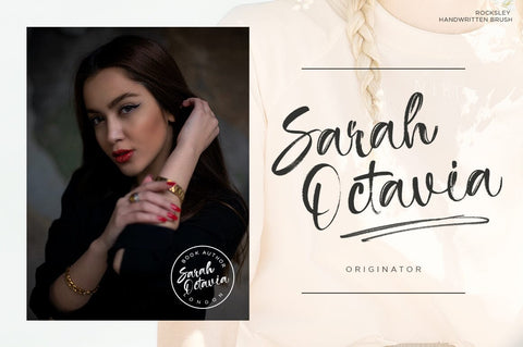 Rocksley - A Natural Brush Font Font Muhajir 