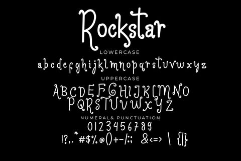 Rockstar Font LetterdayStudio 