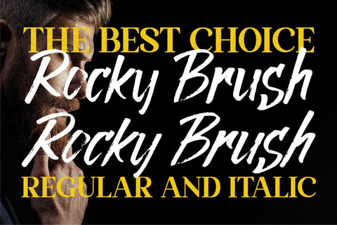 Rocky Brush Font Letterena Studios 