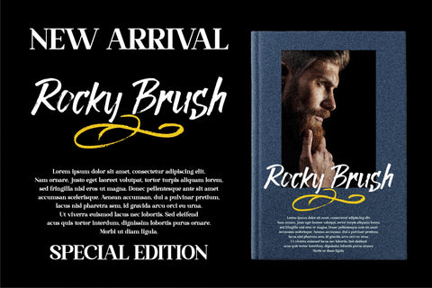 Rocky Brush Font Letterena Studios 