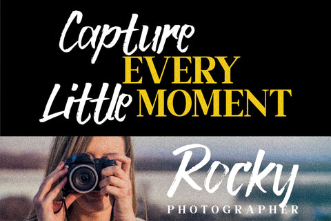 Rocky Brush Font Letterena Studios 