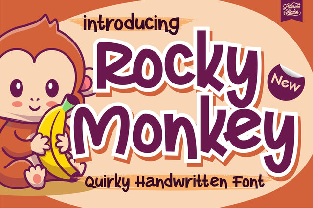 Rocky Monkey Font Letterena Studios 