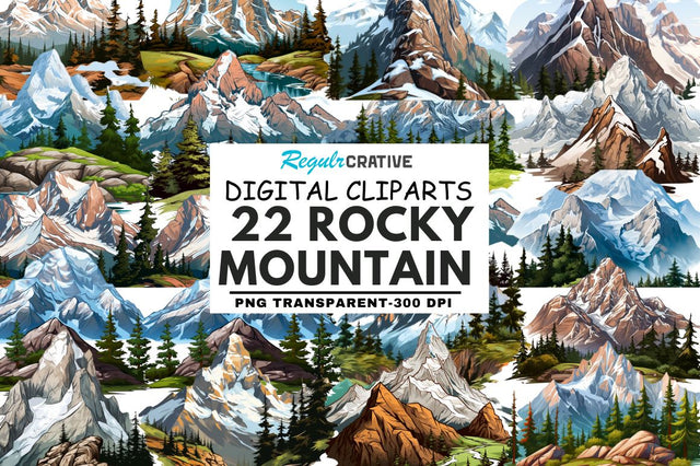 Rocky Mountain Clipart Sublimation Regulrcrative 