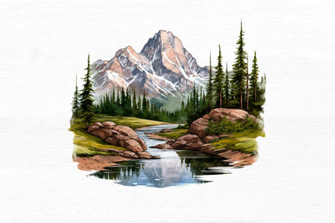 Rocky Mountain Clipart Sublimation Regulrcrative 