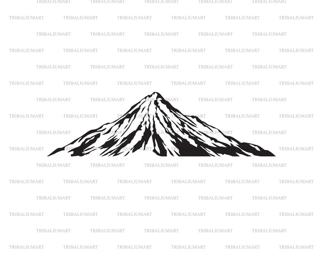 Rocky Mountain Landscape SVG TribaliumArtSF 