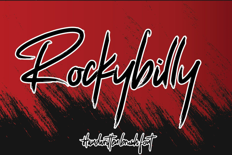 Rockybilly Font Letterara 
