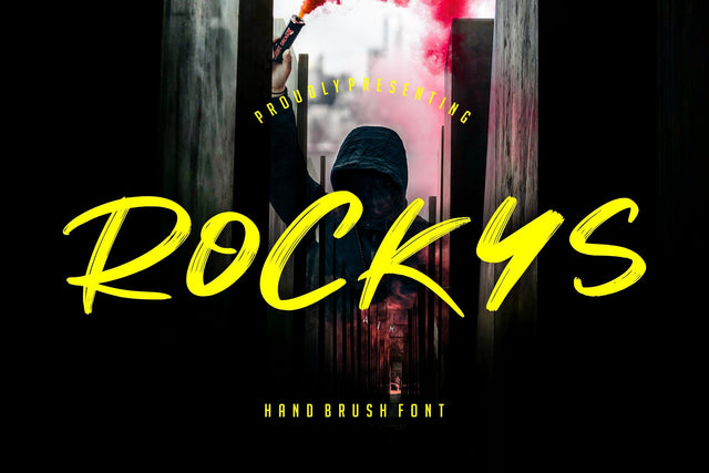 Rockys Handbrush Font Font Creatype Studio 