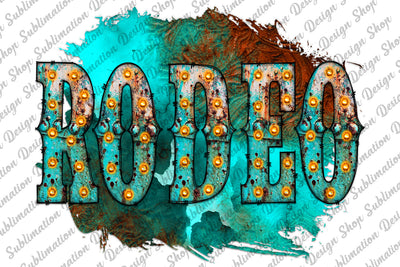 Rodeo Png, Western Png, Rodeo Sublimation, Tooled Leather Png, Turquoise Png, Cowhide Png, Sublimation Design Download, Digital Download Sublimation SublimationDesignShop 
