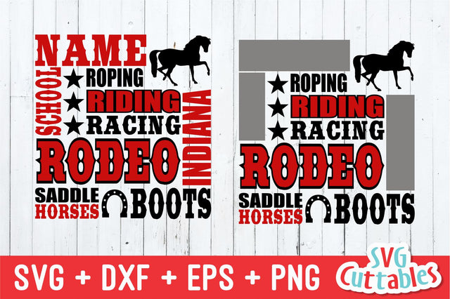 Rodeo Subway Art SVG Svg Cuttables 