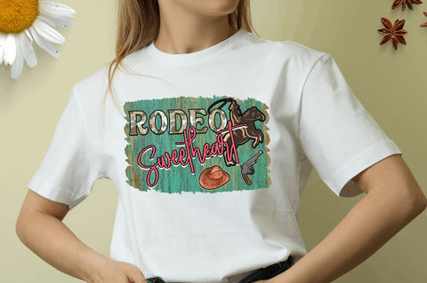Rodeo sweetheart Sublimation PNG, Western Sublimation Design Sublimation Regulrcrative 
