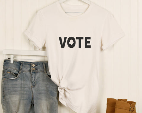 Roe Roe Roe Your Vote SVG, RBG Vote SVG, Vote Ruthlessly SVG, Vote And Tell Them Ruth Sent You SVG, Cut Files For Cricut, Silhouette SVG HappyDesignStudio 