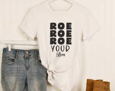 Roe Roe Roe Your Vote SVG, RBG Vote SVG, Vote Ruthlessly SVG, Vote And Tell Them Ruth Sent You SVG, Cut Files For Cricut, Silhouette SVG HappyDesignStudio 