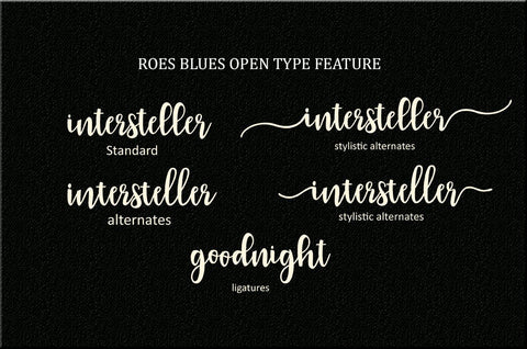 Roes Blues Font Youngtype 