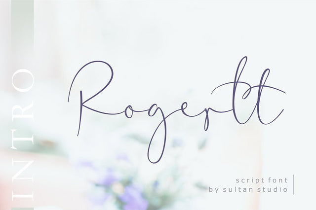 Rogertt Font Sulthan studio 