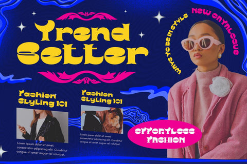 ROGES | Groovy Retro Font Font twinletter 