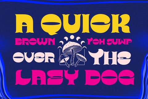 ROGES | Groovy Retro Font Font twinletter 
